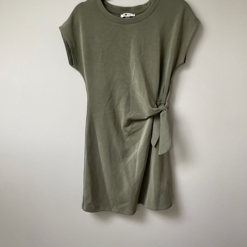 Cable & Gauge Sage Green Tie-Detail Tunic​​